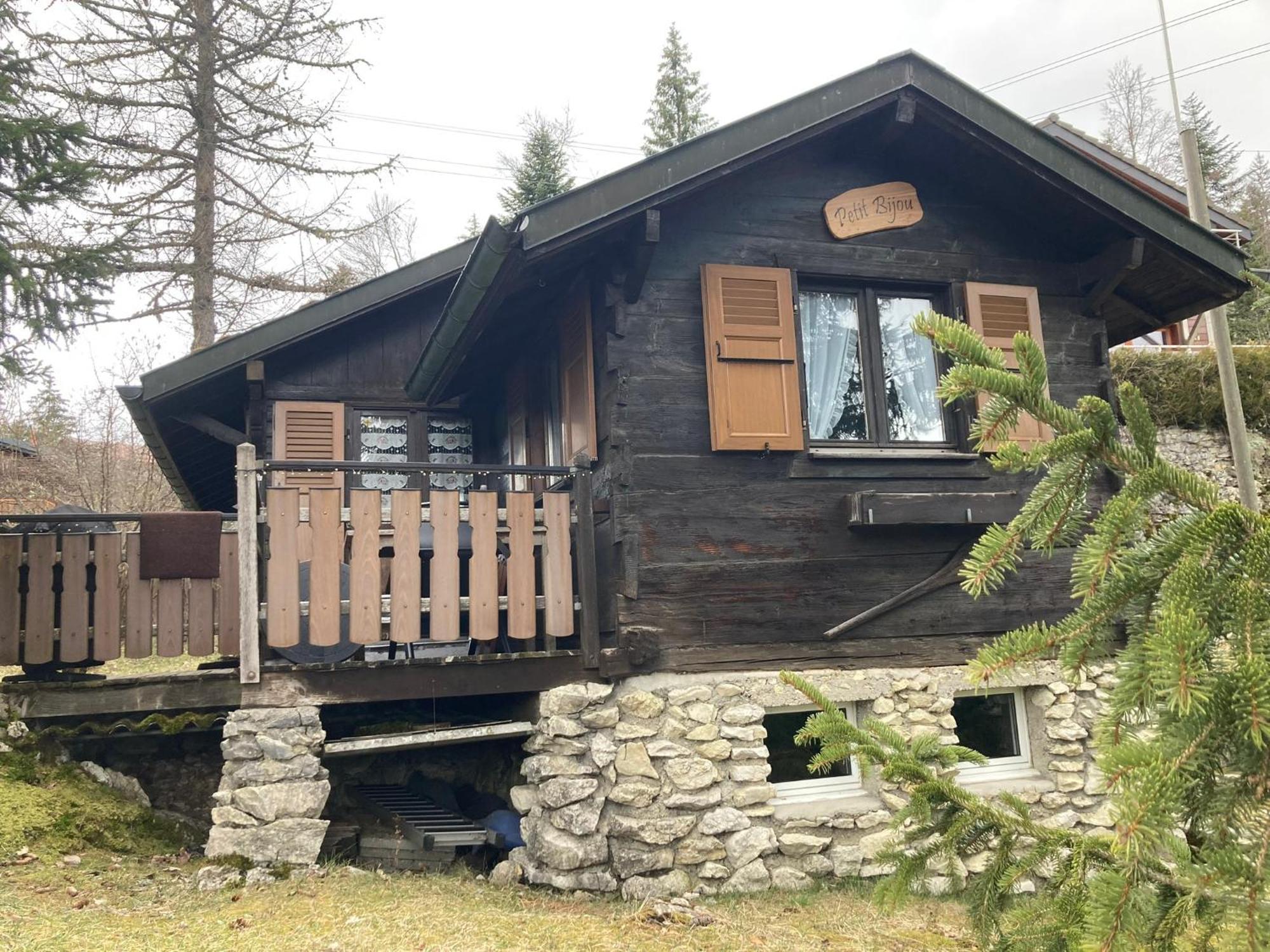 Entire Cozy Chalet In St-Cergue - 30 Min From Geneva 圣塞尔格 外观 照片